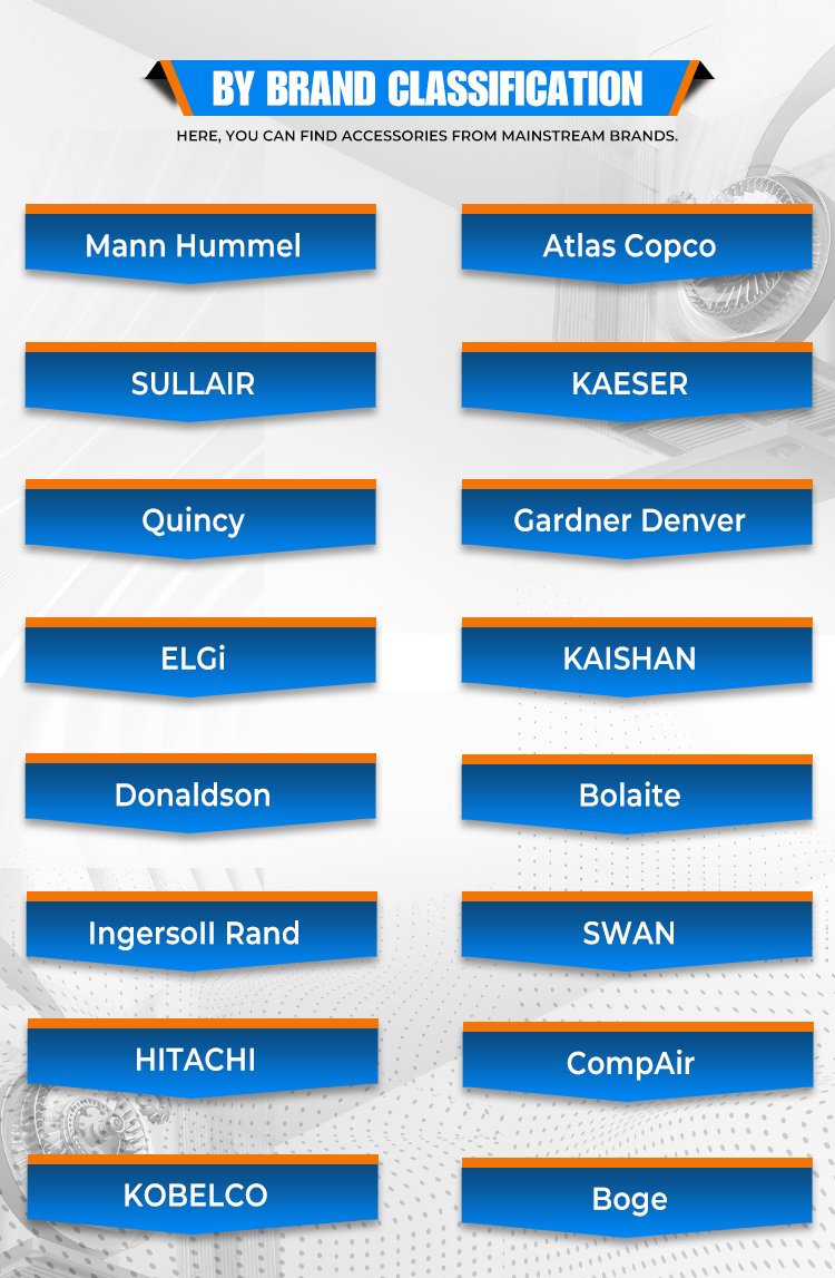 Air compressor parts by brand